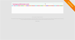 Desktop Screenshot of homayounkhorram.com